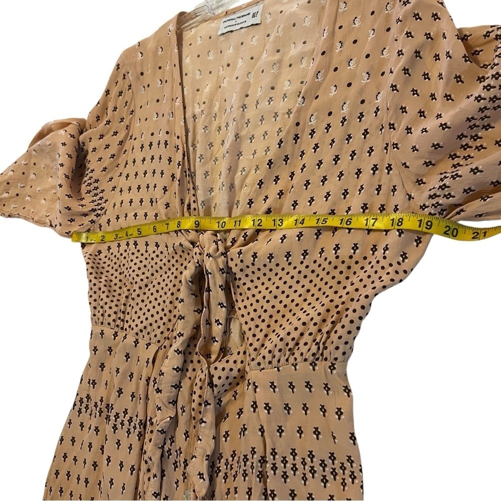 Faithfull the brand Trinidad tunic dress in pink Anthropologie Large mini whimsy - Picture 8 of 16